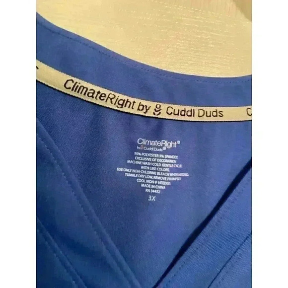 Women's 3X 6 Pocket Scrub Top NEW - Picture 2 of 2